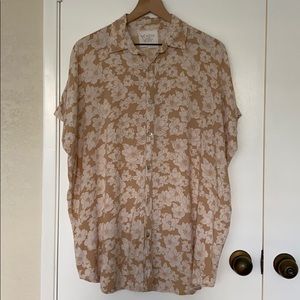 Acacia Mombasa shirt dress in Naked Magnolia